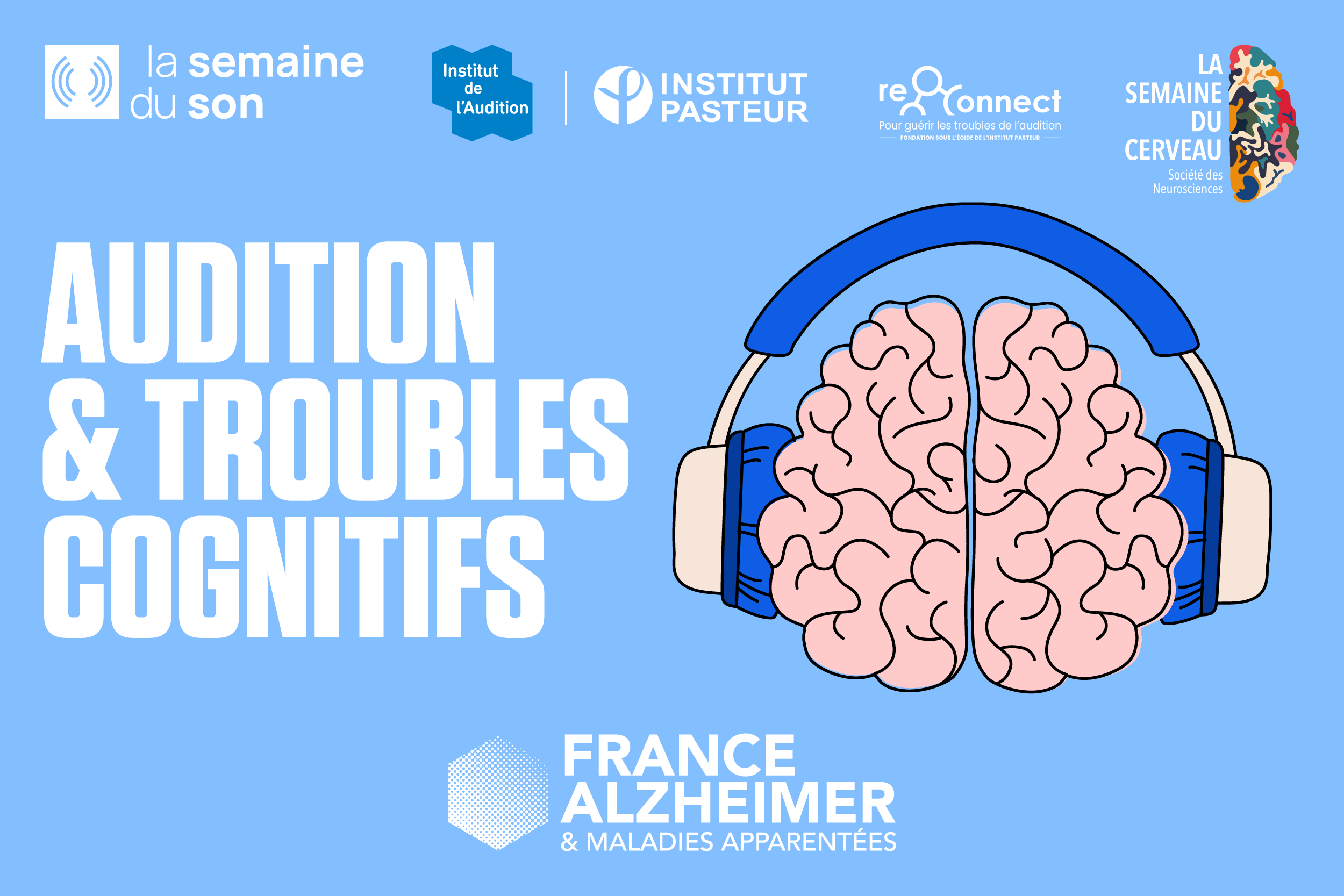 13 mars 2025 : Audition et troubles cognitifs, une table ronde avec France Alzheimer et la Semaine du Son