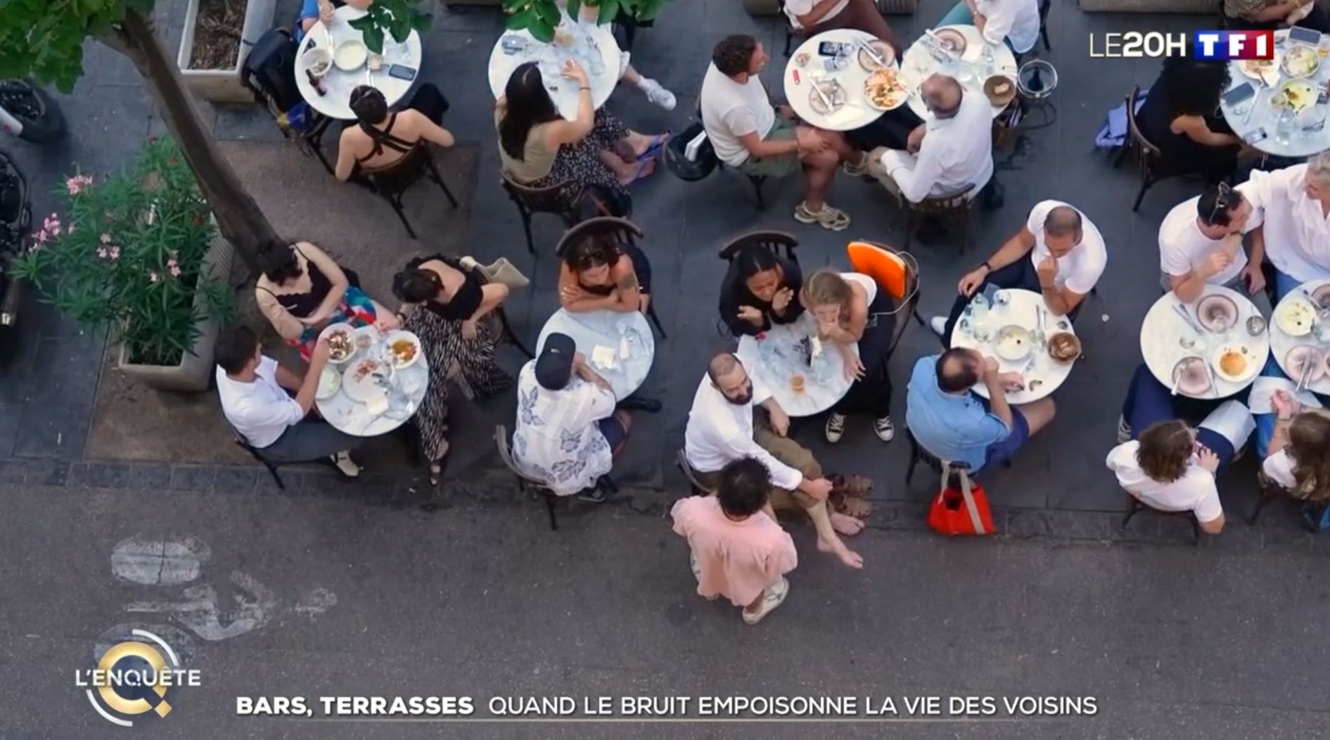 Reportage TF1: « Bars, terrasses, quand le bruit empoisonne la vie des voisins »